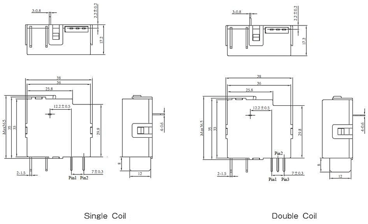 Optional Blowout Magnet AC/DC Coils 24 Volt Latching Relay for Power System