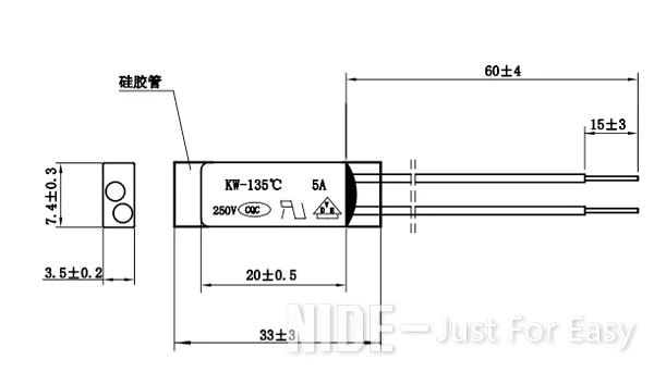 Kw Thermal Protector Kw Series High Current Thermal Protector Temperature Control Switch