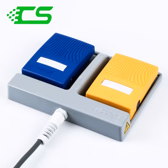 Korea Foot Switch 3A 250VAC Waterproof Medical Foot Switch Double Pedal Switch